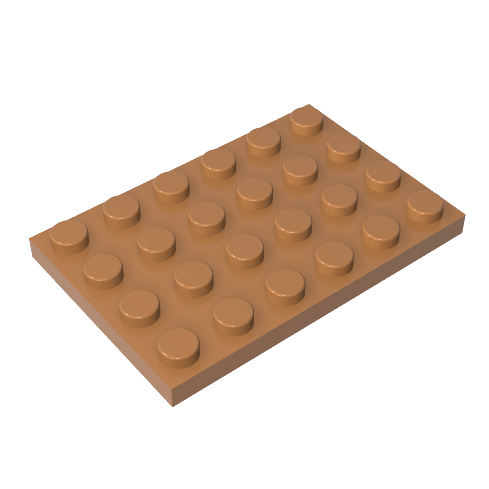 Placa 4 x 6-MyGobricksEs