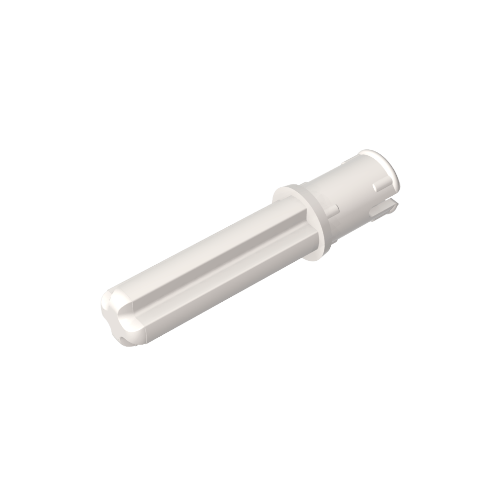 Pasador de eje Technic 3L con crestas de fricción longitudinales y eje 2L-MyGobricksEs