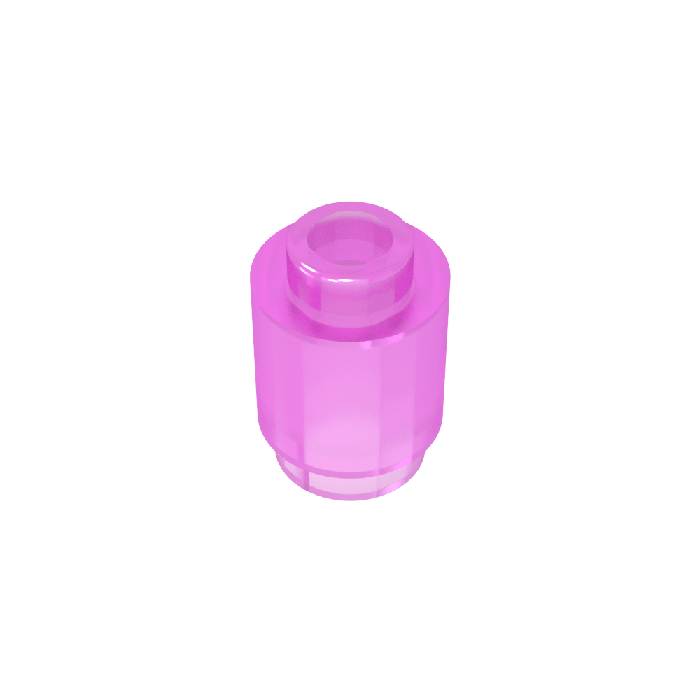 Ladrillo redondo 1 x 1 perno abierto-MyGobricksEs