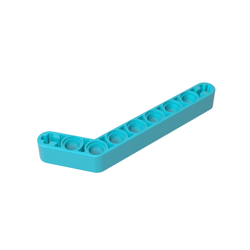 Viga técnica 1 x 9 doblada (7 - 3) de espesor-MyGobricksEs