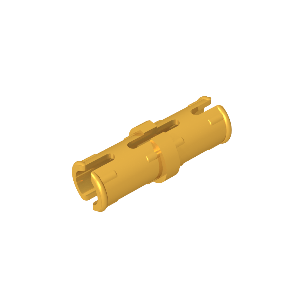 Pasador técnico con crestas de fricción longitudinales y ranuras centrales-MyGobricksEs