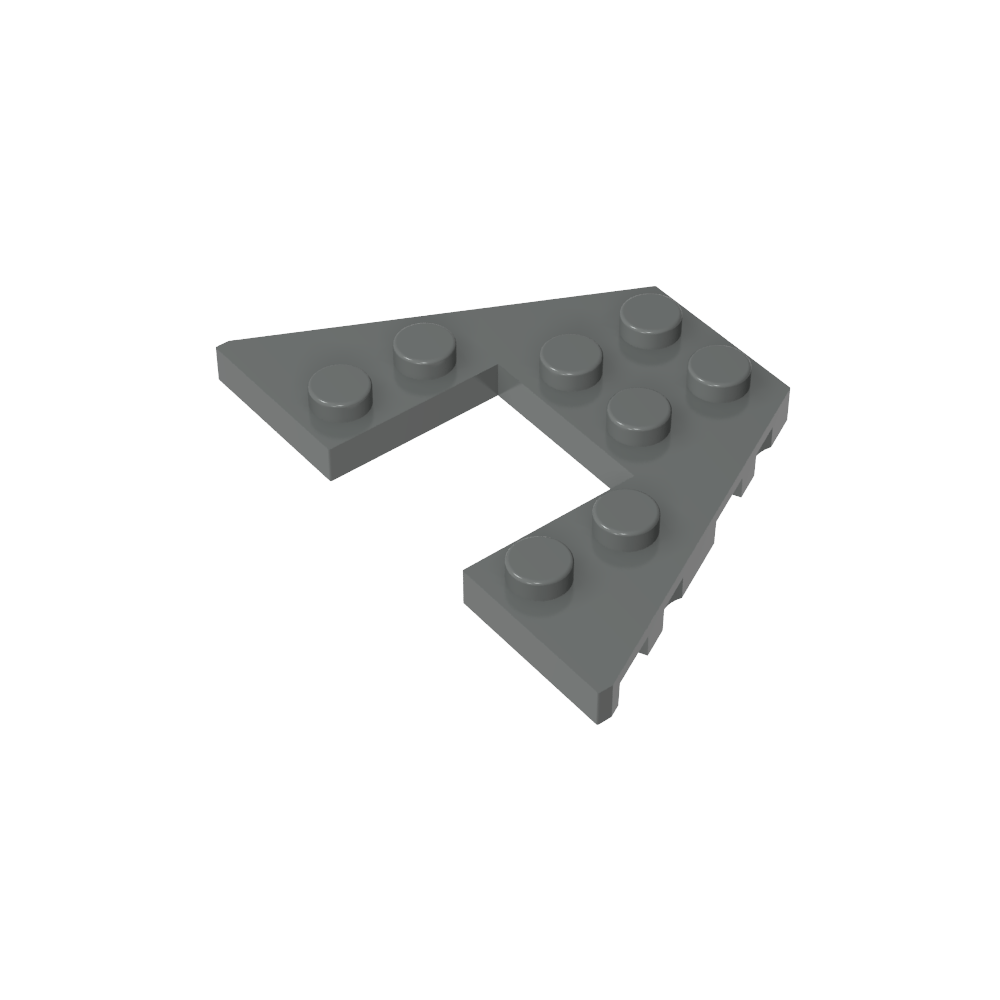 Placa de cuña 4 x 6-MyGobricksEs