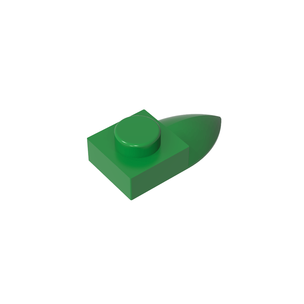 Placa Especial 1 x 1 con Diente-MyGobricksEs