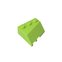 Cuña 3 x 3 inclinada a la derecha-MyGobricksEs