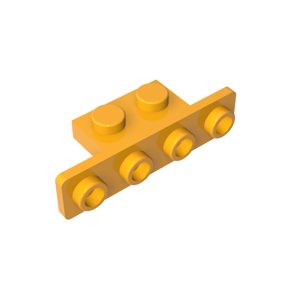 Soporte 1 x 2 - 1 x 4 [Esquinas redondeadas]-MyGobricksEs