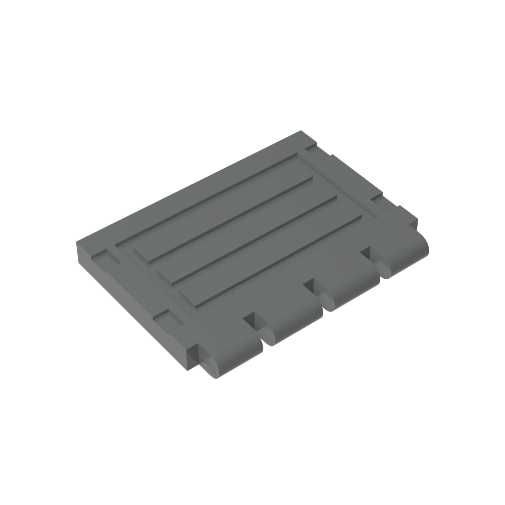 Puerta de tren con bisagra 2 x 4-MyGobricksEs