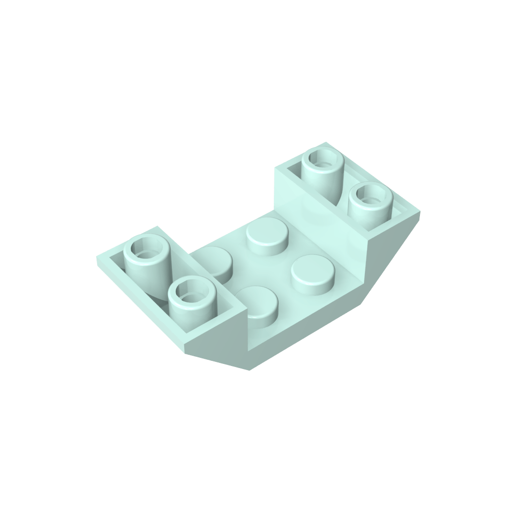 Pendiente Invertida 45° 4 x 2 Doble-MyGobricksEs