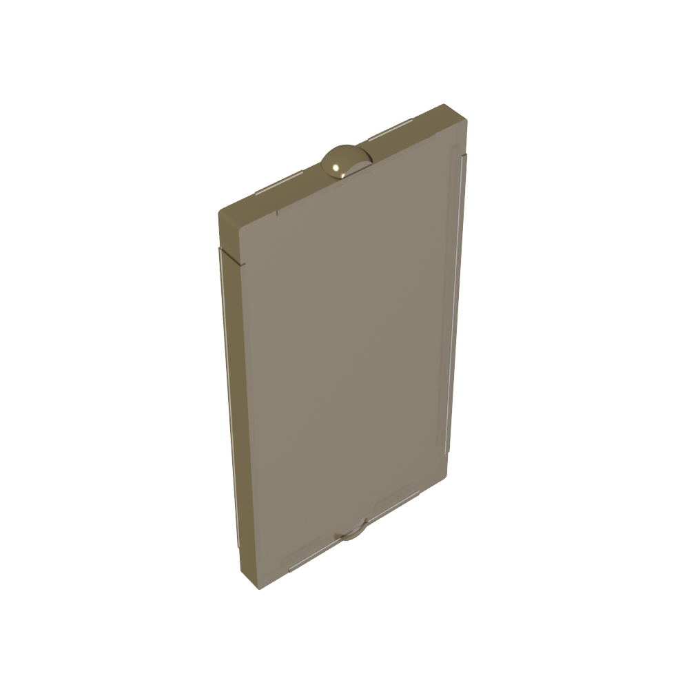 Vidrio para ventana 1 x 2 x 3 Frente plano-MyGobricksEs