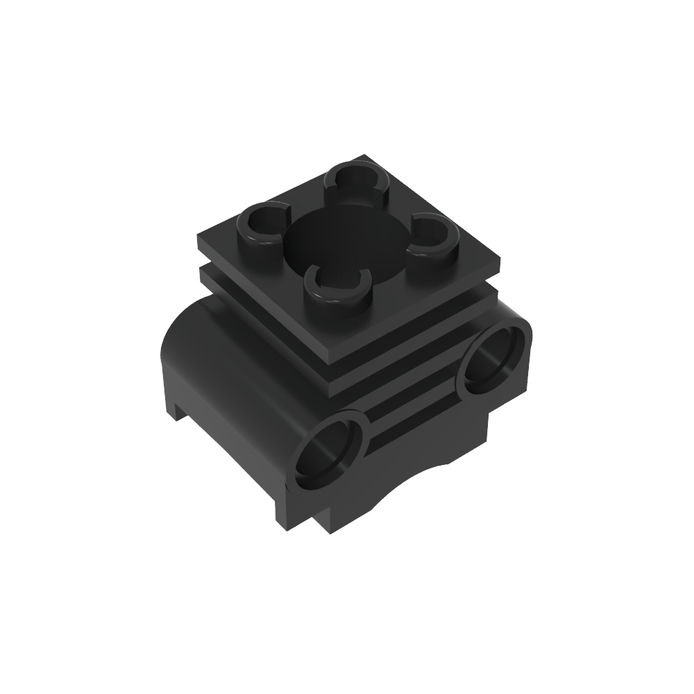 Cilindro de motor Technic con ranuras laterales-MyGobricksEs