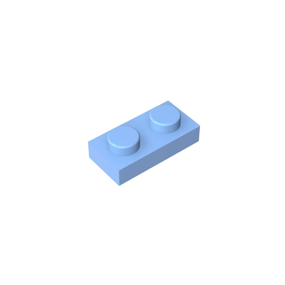 Placa 1 x 2-MyGobricksEs
