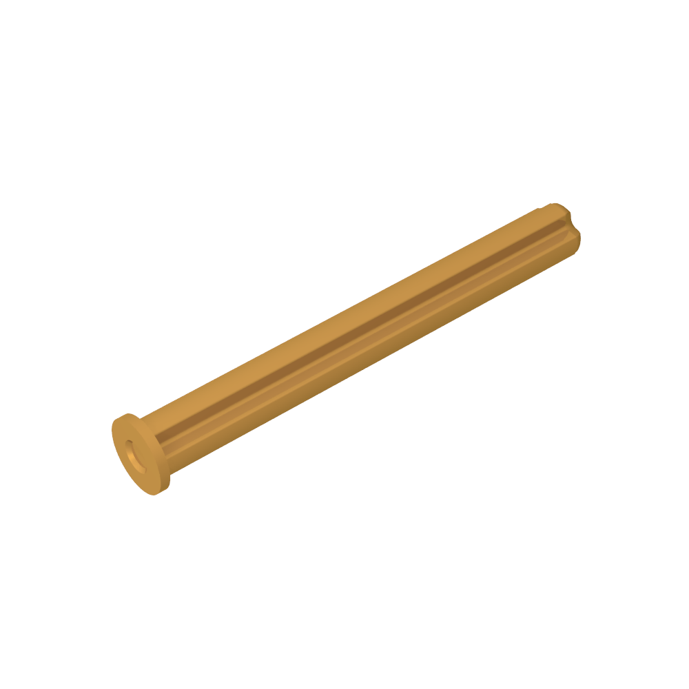 Eje Technic 5 con tope-MyGobricksEs