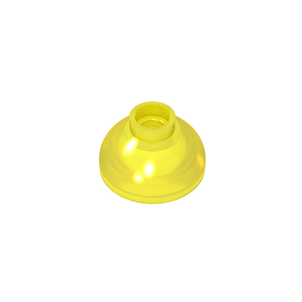 Ladrillo redondo de 2 x 2 pulgadas con base de cúpula [montante abierto]-MyGobricksEs