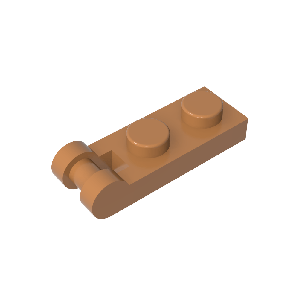 Placa Especial 1 x 2 con Asa en el Extremo [Extremos Cerrados]-MyGobricksEs