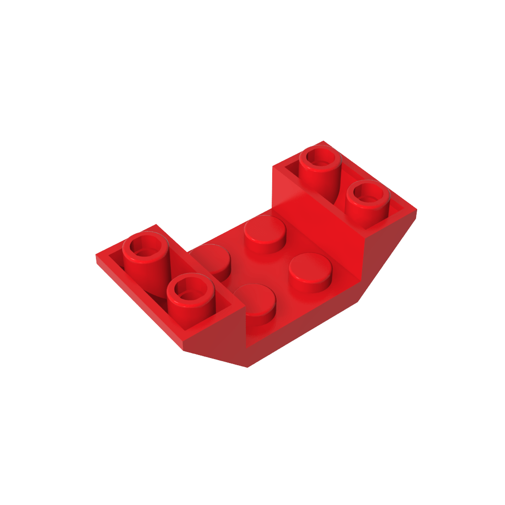 Pendiente Invertida 45° 4 x 2 Doble-MyGobricksEs