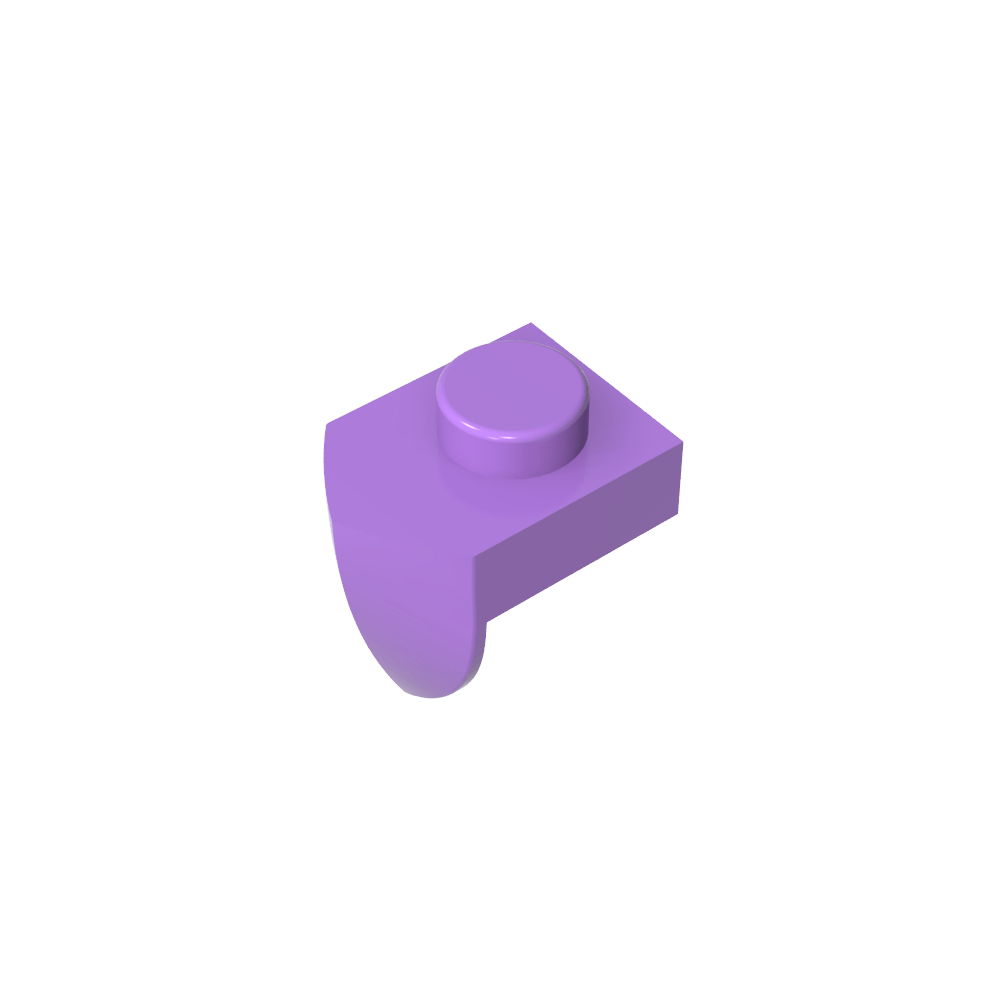 Placa Especial 1 x 1 con Diente Vertical-MyGobricksEs