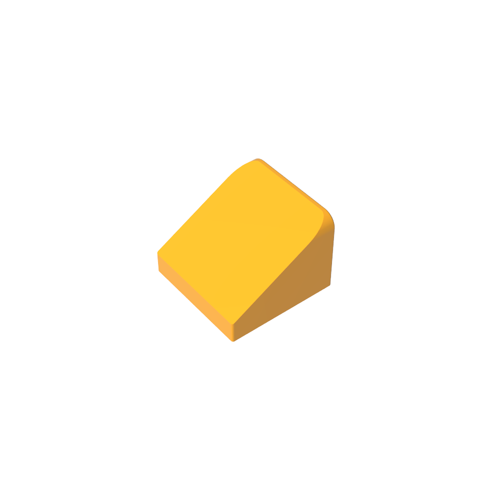 Pendiente 30° 1 x 1 x 2/3 (Pendiente de queso), Pendiente 30 1 x 1 Pendiente-MyGobricksEs