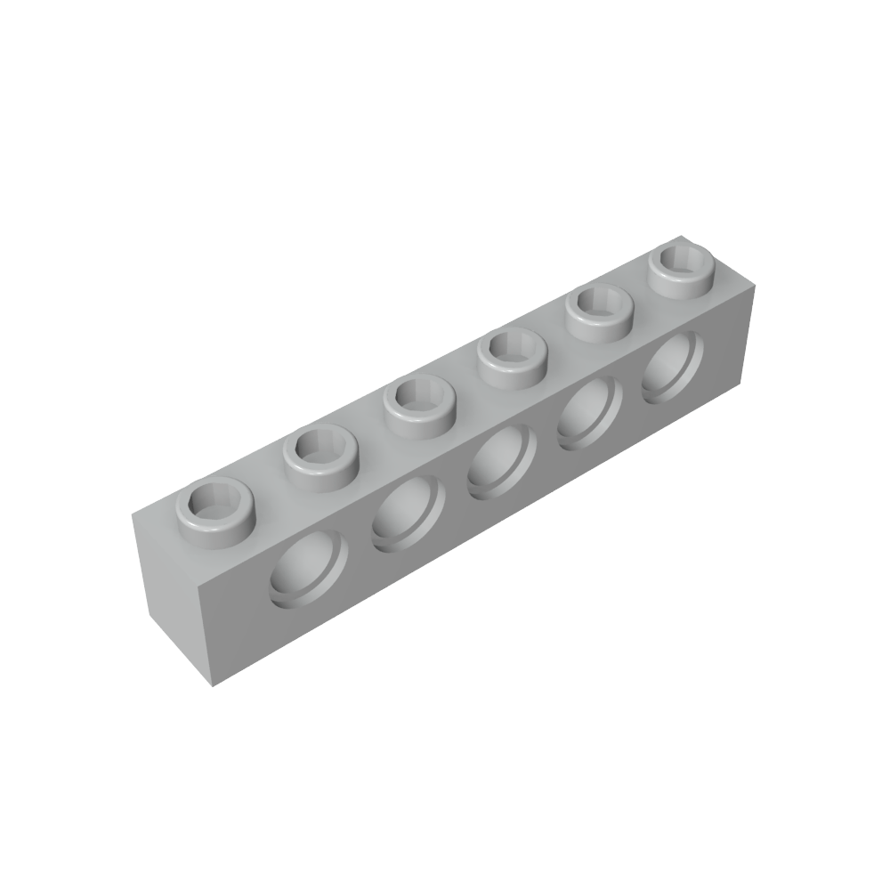Ladrillo técnico 1 x 6 [5 agujeros]-MyGobricksEs