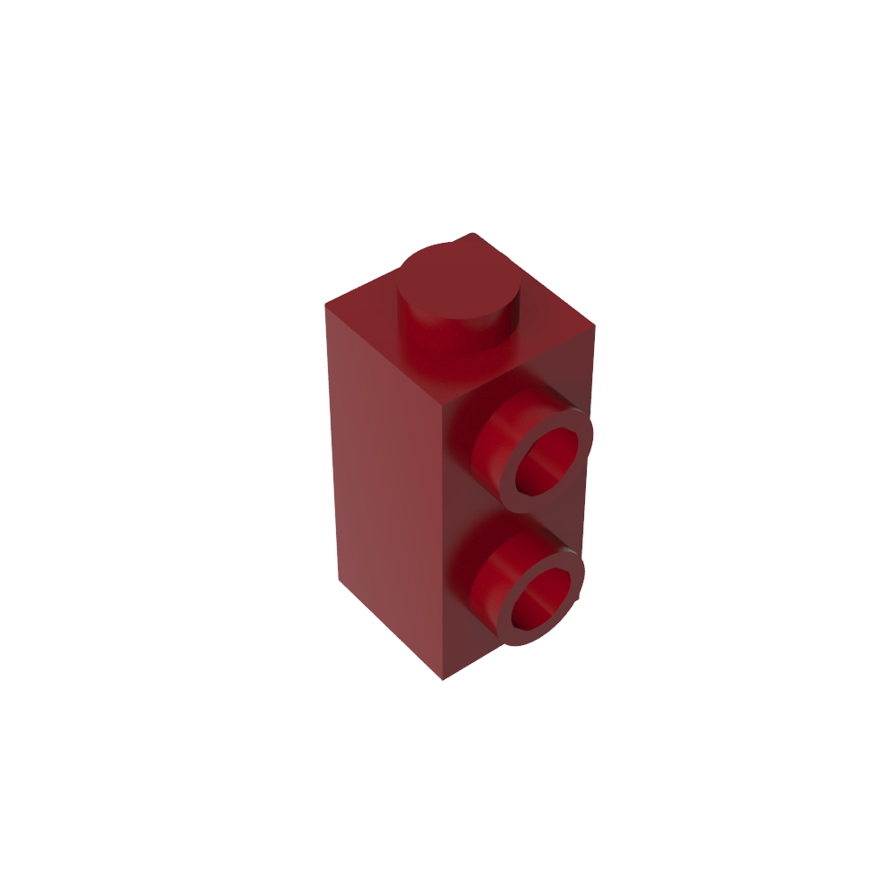 Ladrillo especial 1 x 1 x 1 2/3 con montantes en 1 lado-MyGobricksEs