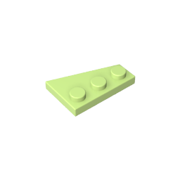 Placa de cuña 3 x 2 izquierda-MyGobricksEs