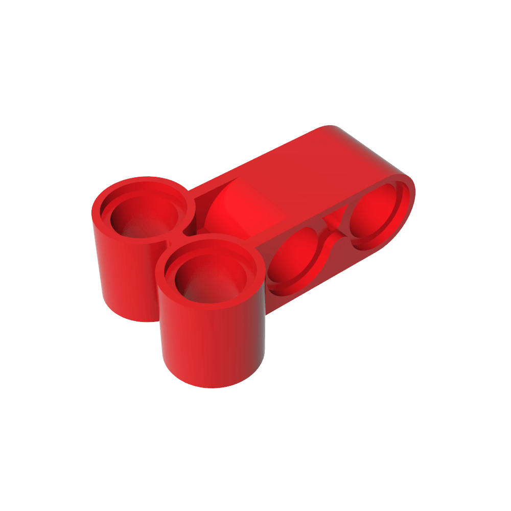 Conector de pin técnico perpendicular largo-MyGobricksEs
