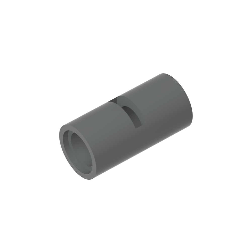 Conector de clavija Technic redondo [ranurado]-MyGobricksEs