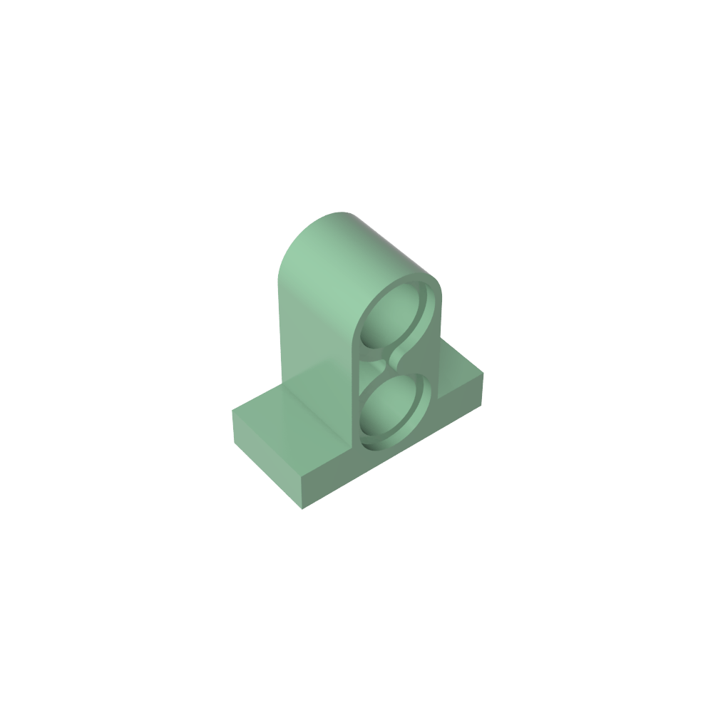 Placa de conector Technic Pin 1 x 2 x 1 2/3 [Dos orificios en la parte superior]-MyGobricksEs