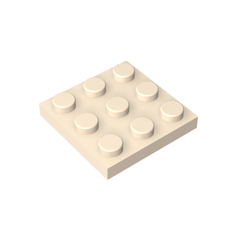 Placa 3 x 3-MyGobricksEs