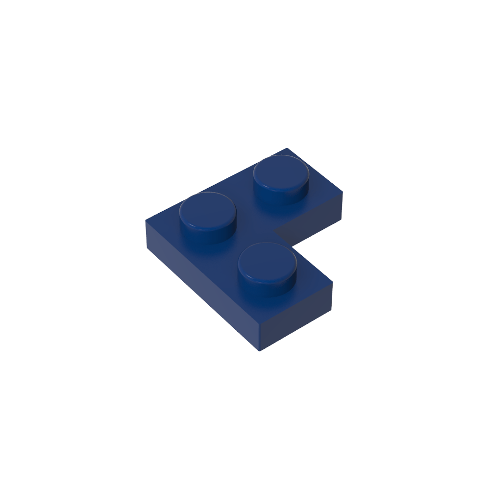 Placa 2 x 2 Esquina-MyGobricksEs