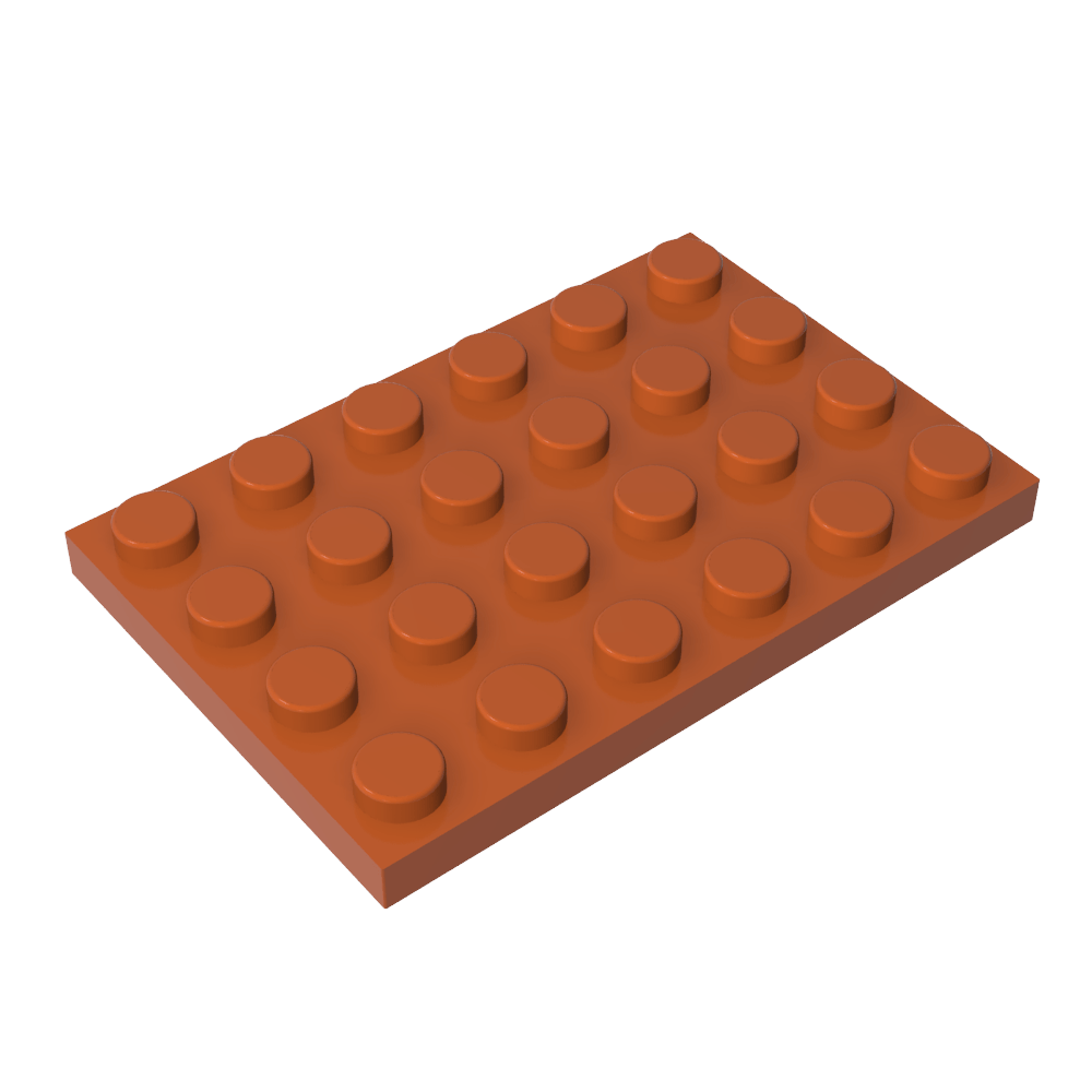 Placa 4 x 6-MyGobricksEs
