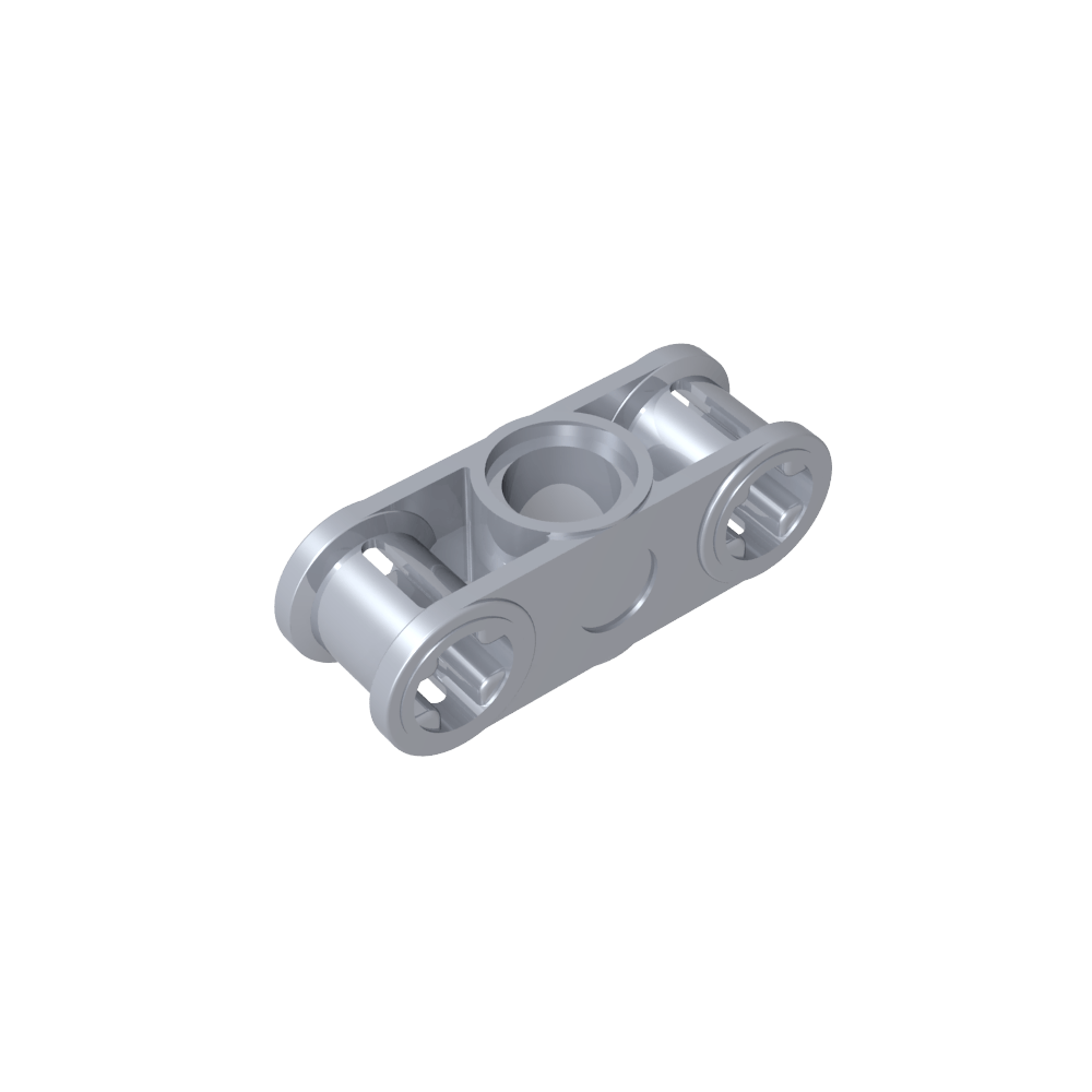 Conector de eje y pasador Technic perpendicular 3L con orificio para pasador central-MyGobricksEs