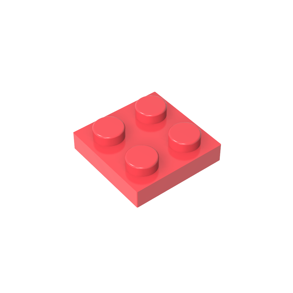 Placa 2 x 2-MyGobricksEs