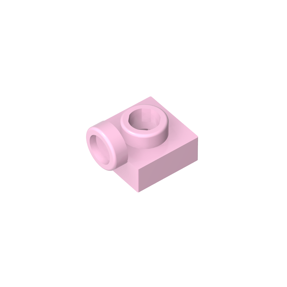 Placa especial 1 x 1 con tacos en el lateral-MyGobricksEs