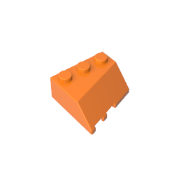 Cuña 3 x 3 inclinada a la derecha-MyGobricksEs
