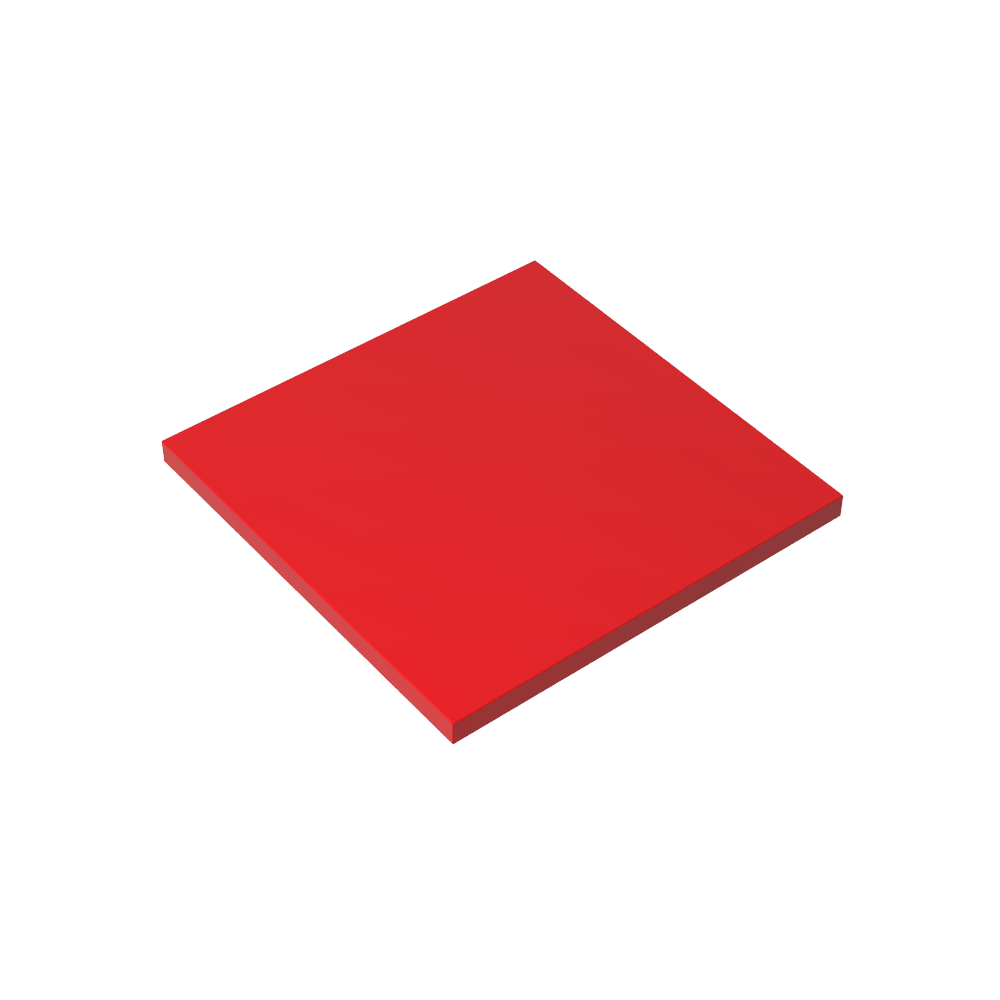 Azulejo de 6 x 6 con tubos inferiores-MyGobricksEs