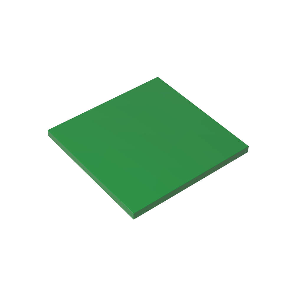 Azulejo de 6 x 6 con tubos inferiores-MyGobricksEs