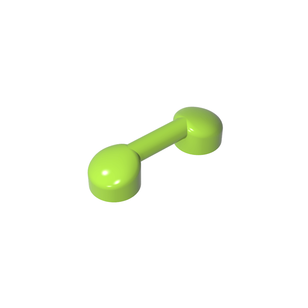 Barra 1 x 3 (Mango de radio, Auricular de teléfono)-MyGobricksEs