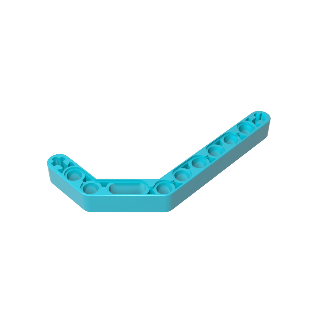 Viga técnica 1 x 11,5 doble curva gruesa-MyGobricksEs