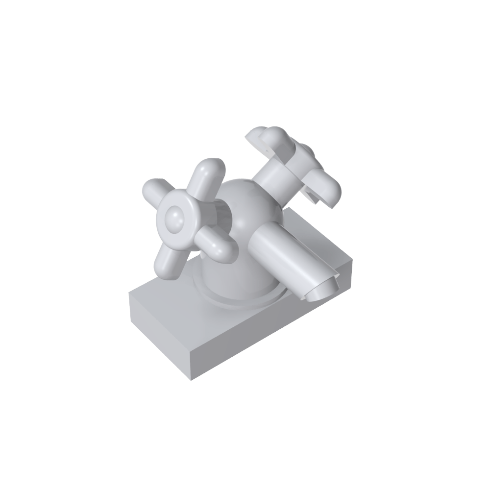 Grifo 1 x 2 con asas dobles-MyGobricksEs