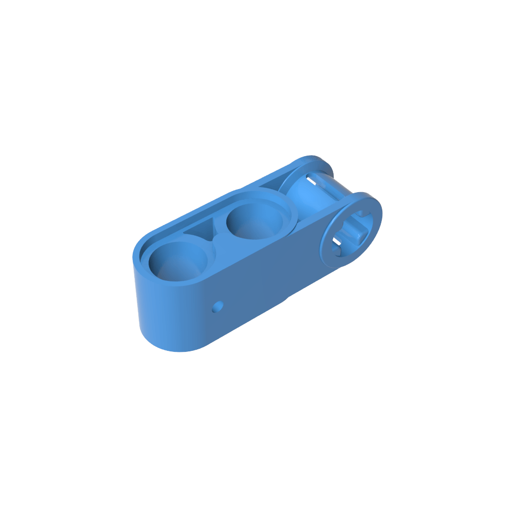 Conector de eje y pasador Technic perpendicular 3L con 2 orificios para pasadores-MyGobricksEs