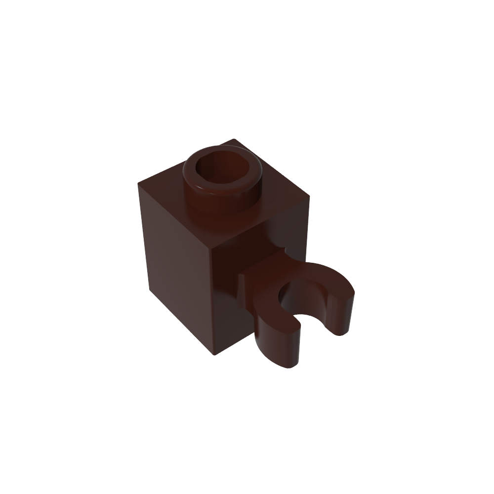 Ladrillo Especial 1 x 1 con Clip Vertical [Clip O Abierto, Perno Hueco]-MyGobricksEs