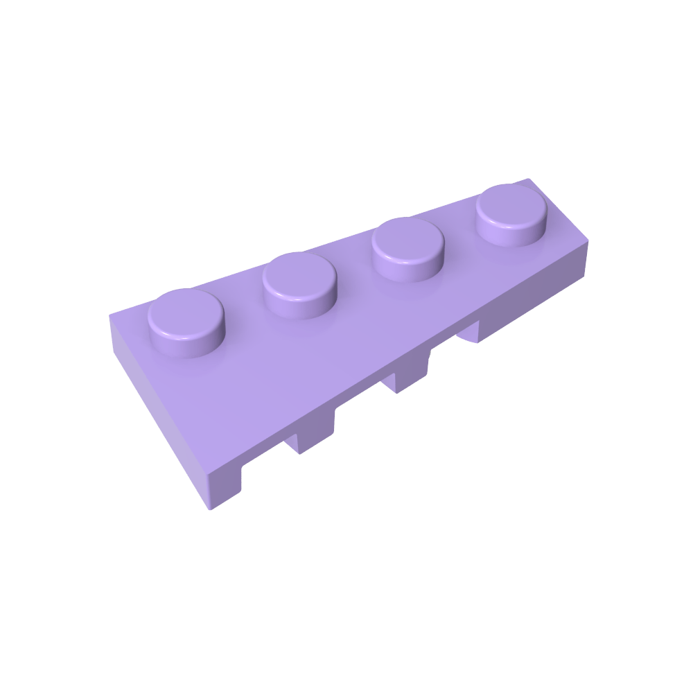 Placa de cuña 4 x 2 derecha-MyGobricksEs