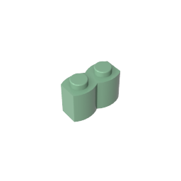 Empalizada especial de ladrillos 1 x 2 [también conocida como tronco]-MyGobricksEs