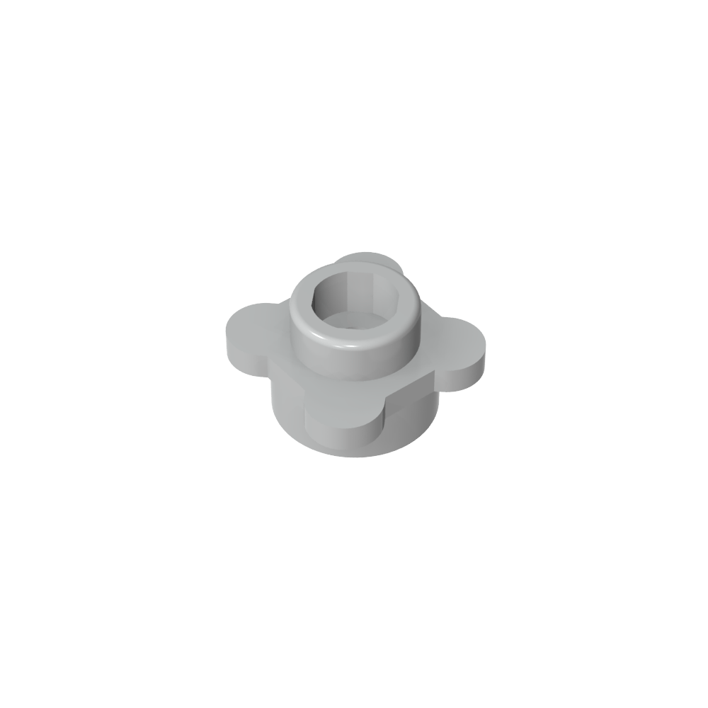 Planta, Flor, Plato Redondo 1 x 1 con 4 Pétalos-MyGobricksEs