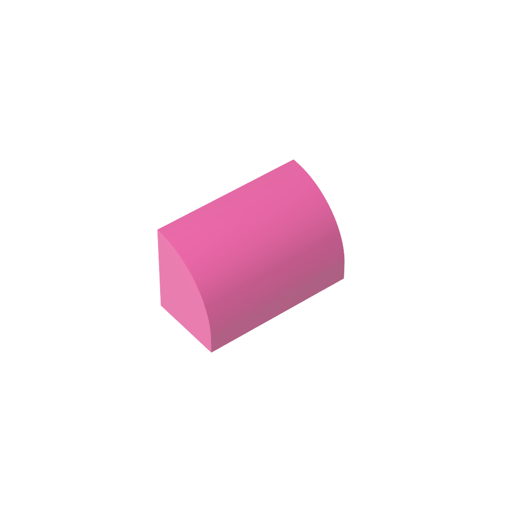 Ladrillo curvo 1 x 2 x 1 sin montantes-MyGobricksEs