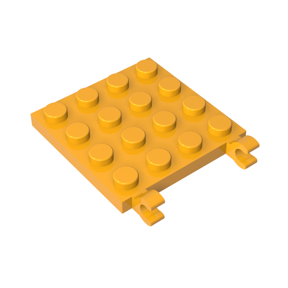Placa Especial 4x4 con Clips Horizontales (clips O abiertos gruesos)-MyGobricksEs