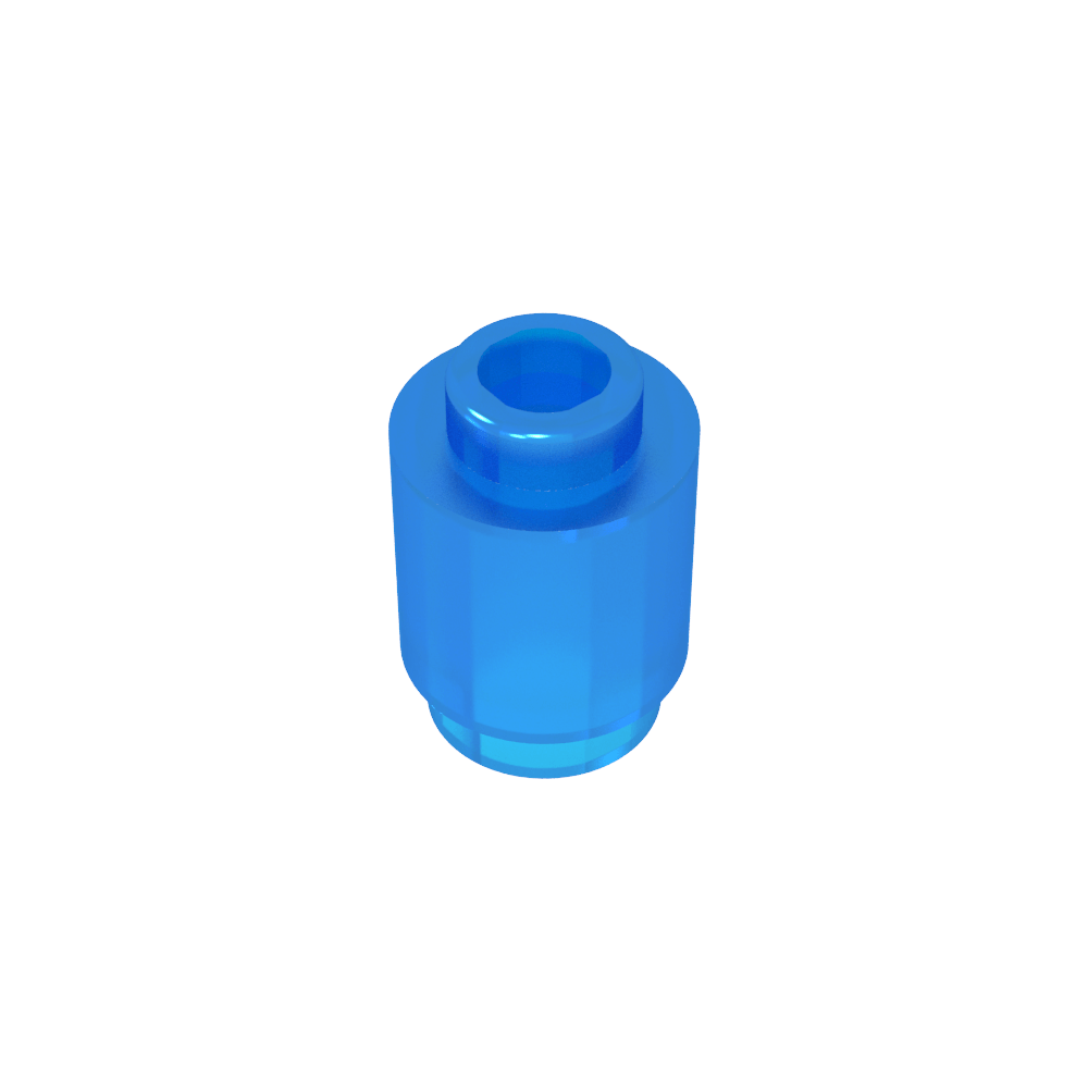 Ladrillo redondo 1 x 1 perno abierto-MyGobricksEs