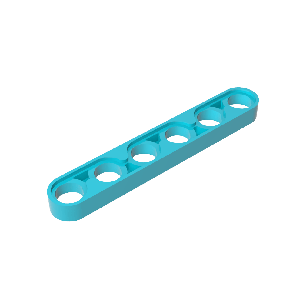 Viga técnica 1 x 6 delgada-MyGobricksEs