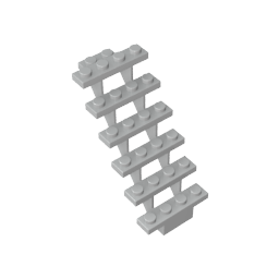 Escaleras 7 x 4 x 6 Rectas Abiertas-MyGobricksEs