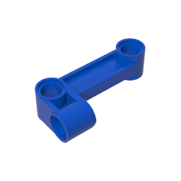 Conector Technic Pin Perpendicular 2 x 4 Doblado - Viga con Orificio de 90 Ø 4.8-MyGobricksEs