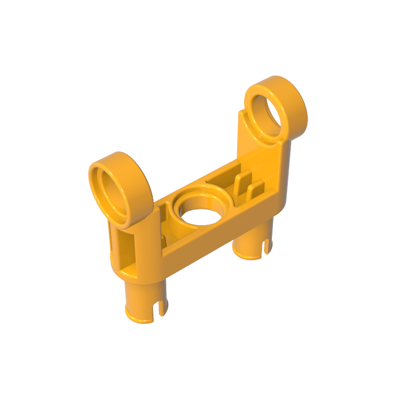 Conector de pasador Technic, junta de palanca doble lisa con 2 pasadores-MyGobricksEs